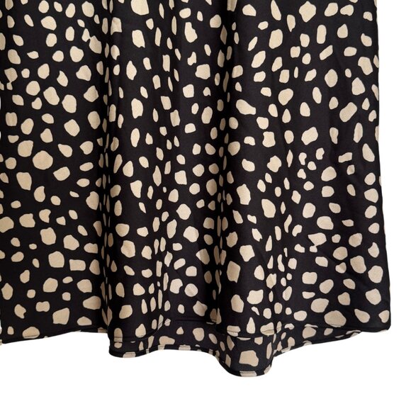 LOFT Black & White Abstract Dot Midi Skirt – XXL - Picture 7 of 8